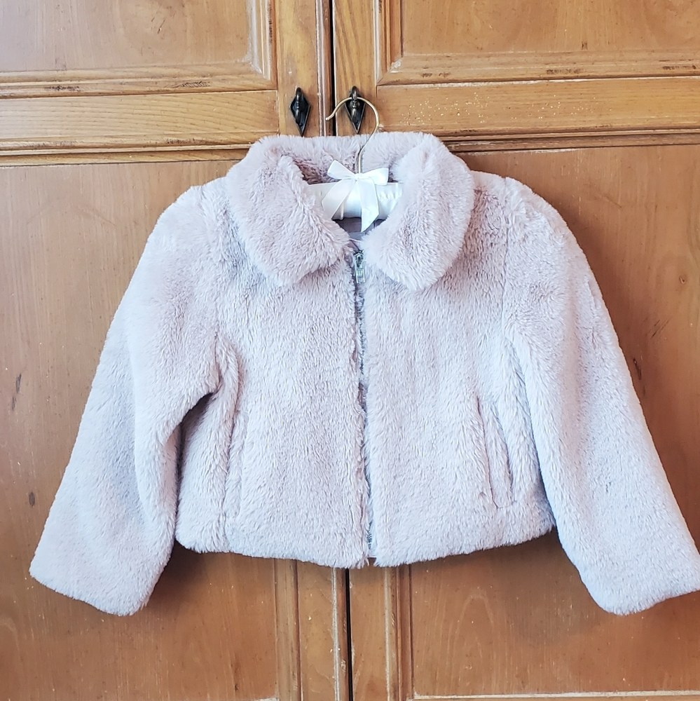 GAP Girls Faux Fur Jacket